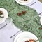 Sage Green Cheesecloth Table Runner 10ft Boho Gauze Fabric Cheese(Sage Green)35"W